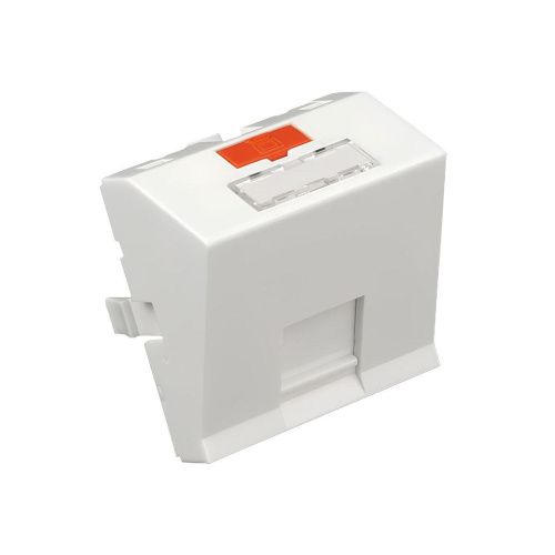 Лицевая панель информационной розетки RJ45/12 1 модуль LK Studio LK45 87021 Лицевая панель информационной розетки RJ45/12 1 модуль LK Studio LK45 87021