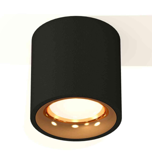 Комплект накладного светильника Ambrella light Techno Spot XS7532024 SBK/PYG черный песок/золото желтое полированное (C7532, N7014) Комплект накладного светильника Ambrella light Techno Spot XS7532024 SBK/PYG черный песок/золото желтое полированное (C7532, N7014)
