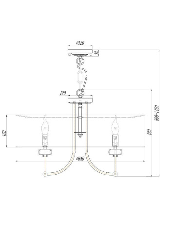 Подвесной светильник Maytoni ARM006PL-08G