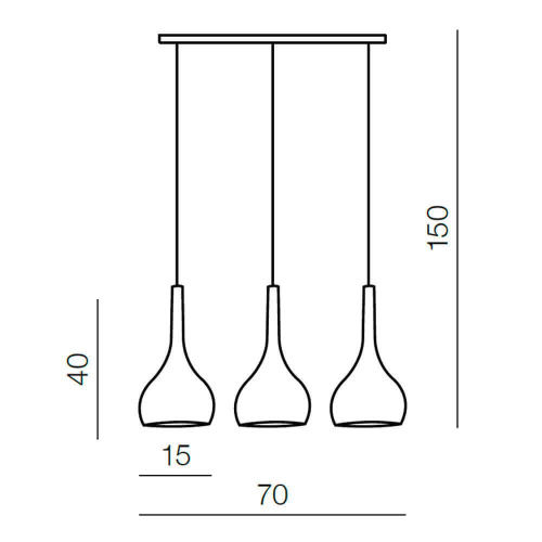 Подвесной светильник Azzardo Soul 3 AZ1655