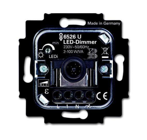 Диммер клавишный LED ABB BJE 100W 2CKA006512A0323 Диммер клавишный LED ABB BJE 100W 2CKA006512A0323