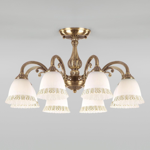 Потолочная люстра Eurosvet Campina 60107/8 античная бронза