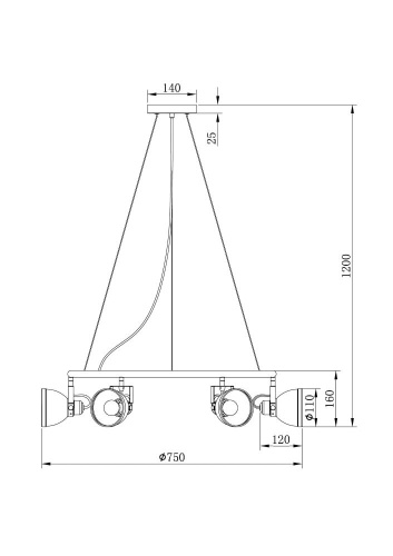 Подвесная люстра Freya Roslyn FR4003PL-06W Подвесная люстра Freya Roslyn FR4003PL-06W