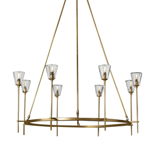 Люстра Torche De Verre 8 gold