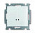 Выключатель двухклавишный ABB Basic55 10A 250V с подсветкой альпийский белый 2CKA001012A2154
