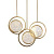 Подвесной светильник Moon Light 3A ant.brass