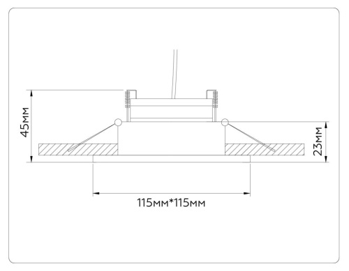 Встраиваемый светильник Ambrella light TECHNO SPOT TN51916 Встраиваемый светильник Ambrella light TECHNO SPOT TN51916