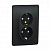 Розетка двойная, со шторками, с заземлением Schneider Electric Unica New NU206754