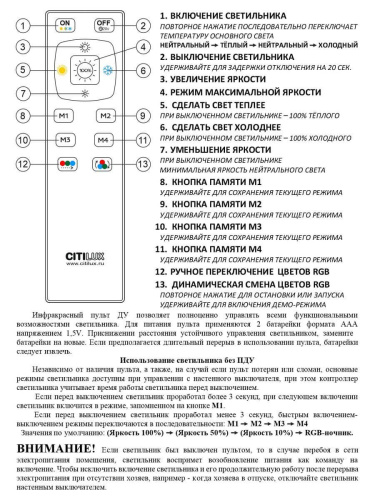 Потолочный светодиодный светильник Citilux Симпла CL714K900G Потолочный светодиодный светильник Citilux Симпла CL714K900G