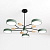 Люстра На Штанге Meade 6 Lamps Green By Imperiumloft