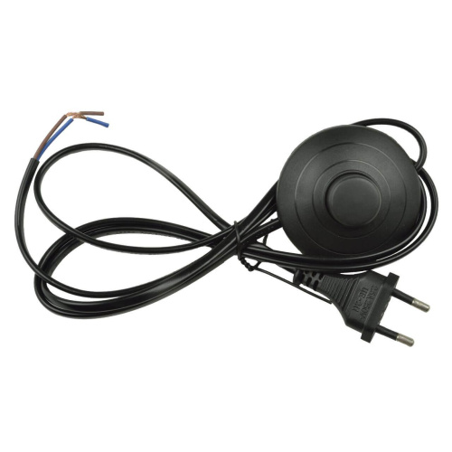 Шнур сетевой с вилкой и выключателем Uniel UCX-C20/02A-170 Black UL-00004435 Шнур сетевой с вилкой и выключателем Uniel UCX-C20/02A-170 Black UL-00004435