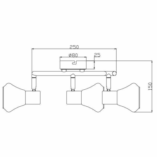 Спот Rivoli Pavla 7028-733 Б0047111