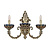Бра Bohemia Ivele 7109B15/3/210 GB P Amber-Blue/H-1I