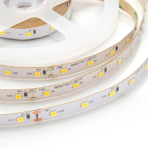 Светодиодная лента Apeyron 48W/m 60Led/m 2835SMD дневной белый 5M 00-370 Светодиодная лента Apeyron 48W/m 60Led/m 2835SMD дневной белый 5M 00-370