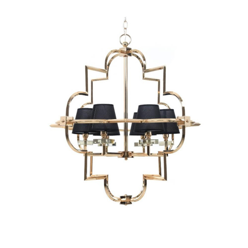 Подвесная люстра Lumina Deco Baltimore LDP 8020-6 GD+BK Подвесная люстра Lumina Deco Baltimore LDP 8020-6 GD+BK