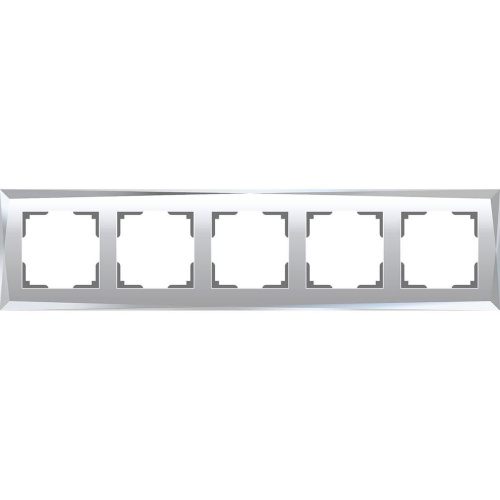 Рамка Werkel Diamant на 5 постов зеркальный WL08-Frame-05 4690389143854