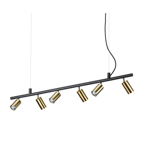 Подвесная люстра Ideal Lux Dynamite SP6 Ottone Satinato 244648 Подвесная люстра Ideal Lux Dynamite SP6 Ottone Satinato 244648