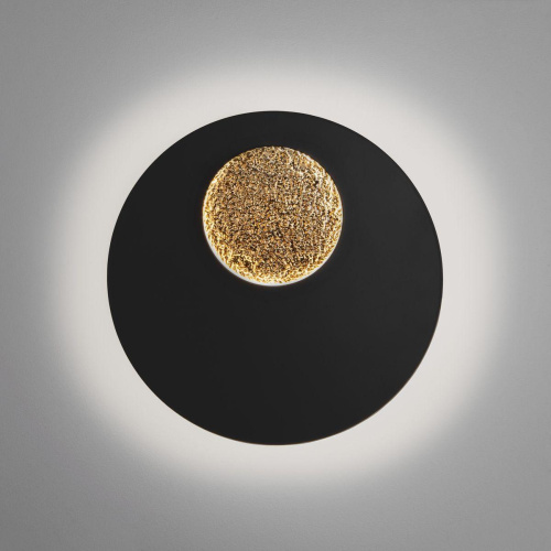 Настенный светодиодный светильник Elektrostandard Areola 40150/1 Led черный/золото a055768