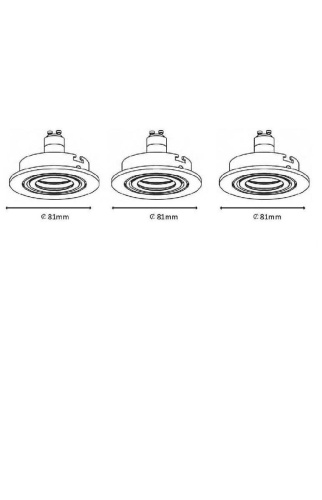 Встраиваемый светильник Lucide Focus 11001/15/12