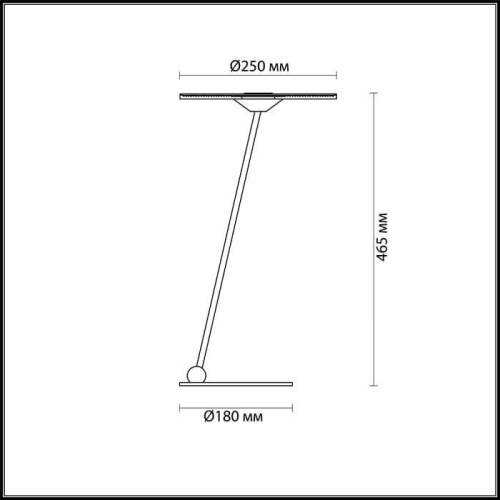 Настольная лампа Odeon Light Ellen 4107/12TL
