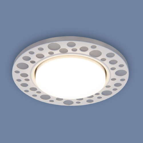 Встраиваемый светильник Elektrostandard 3032 GX53 WH белый a045486