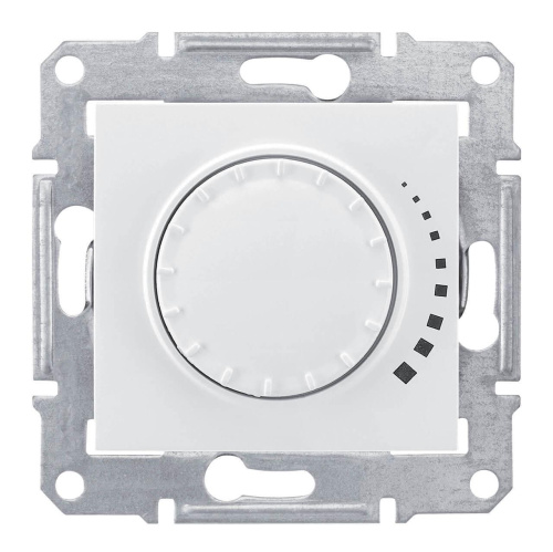 Диммер поворотный емкостный проходной Schneider Electric Sedna 60-500W SDN2200521