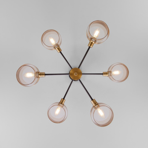 Потолочная люстра Eurosvet Arcada 70127/6 черный Потолочная люстра Eurosvet Arcada 70127/6 черный