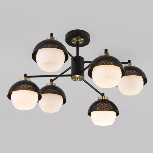 Потолочная люстра Eurosvet 70106/6 черный Потолочная люстра Eurosvet 70106/6 черный