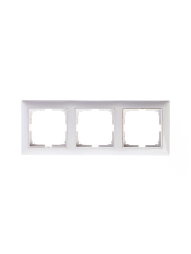Рамка 3-постовая ABB Basic55 альпийский белый 2CKA001725A1481