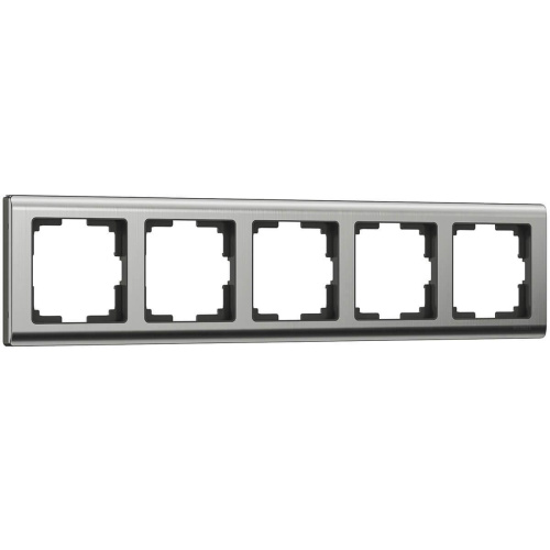 Рамка Werkel Metallic на 5 постов глянцевый никель WL02-Frame-05 4690389059322