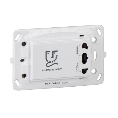 Розетка Schneider Electric Unica для электробритв MGU5.064.18
