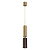 Подвесной светодиодный светильник Odeon Light Minima Caucho 7062/1A