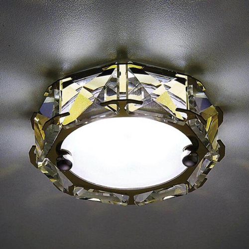 Встраиваемый светодиодный светильник Ambrella light Led S40 G/W 4W 4200K Led