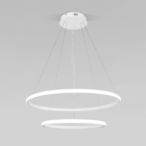 Подвесной светодиодный светильник Eurosvet Collars 90264/2 белый Подвесной светодиодный светильник Eurosvet Collars 90264/2 белый