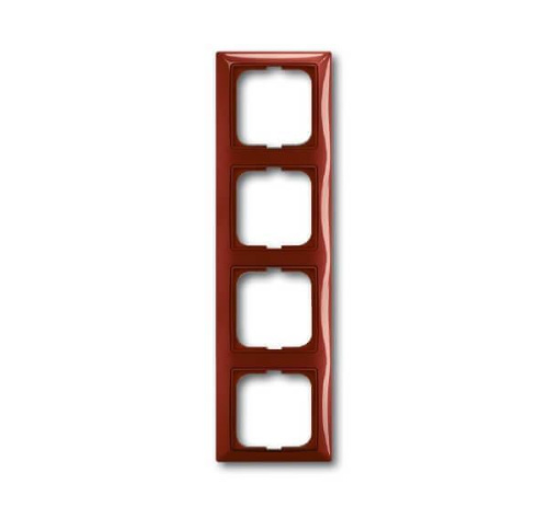 Рамка 4-постовая ABB Basic55 foyer-красный 2CKA001725A1519
