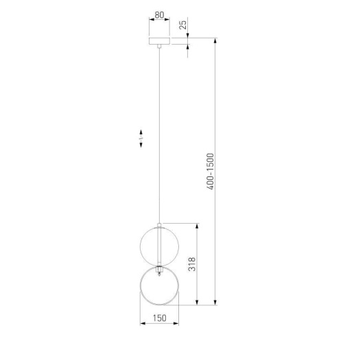Подвесной светильник Eurosvet Selisa 50091/1 хром/дымчатый Подвесной светильник Eurosvet Selisa 50091/1 хром/дымчатый