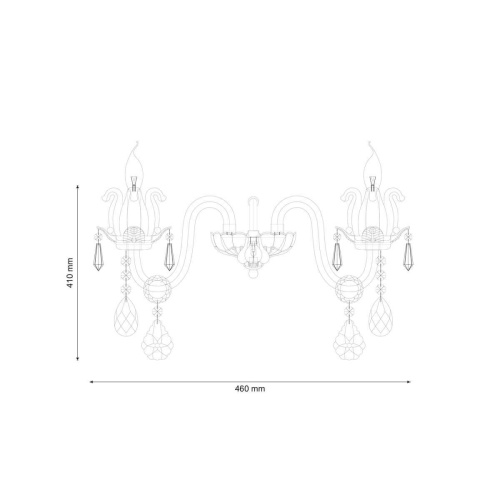 Бра Lucia Tucci Ashanti W1250.2 Clear