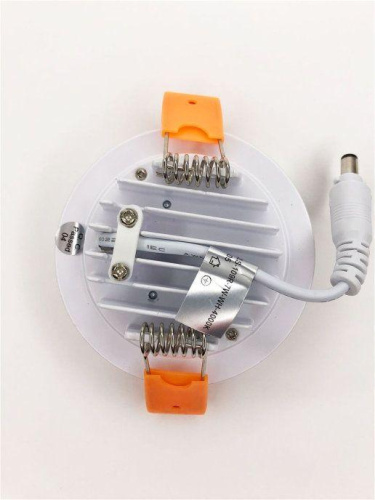 Встраиваемый светодиодный светильник Elvan VLS-109R-7W-WW-Wh