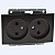 Розетка 2К двойная Mono Electric Despina/ Larissa 16A 250V винтовое подключение графит 500-002005-121