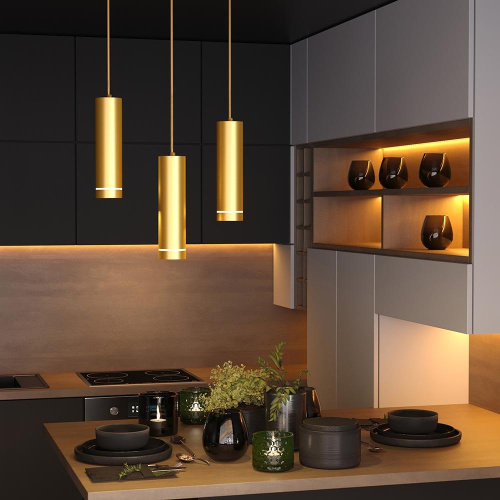 Подвесной светодиодный светильник Elektrostandard DLR023 12W 4200K золото матовый a047679 Подвесной светодиодный светильник Elektrostandard DLR023 12W 4200K золото матовый a047679