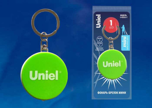 Фонарь-брелок светодиодный Uniel Standard Mini от батареек 47х40 S-KL022-T Green UL-00004098 Фонарь-брелок светодиодный Uniel Standard Mini от батареек 47х40 S-KL022-T Green UL-00004098