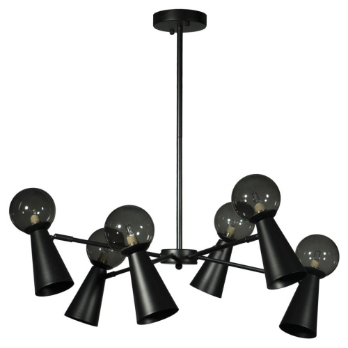Подвесная люстра Loft IT Halley 10046/6 Black Подвесная люстра Loft IT Halley 10046/6 Black