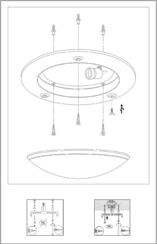 Настенно-потолочный светильник Lucide Basic 07104/30/70