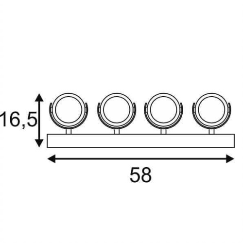 Светодиодный спот SLV Kalu 4 Led 147631