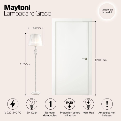 Торшер Maytoni Grace ARM247-11-G