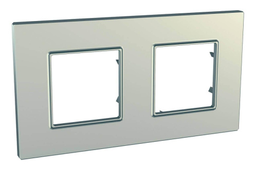 Рамка 2-постовая Schneider Electric Unica Quadro MGU6.704.57
