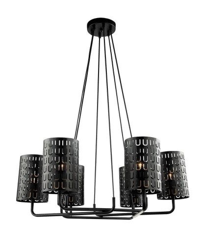 Подвесная люстра Lumien Hall Тейл 4002/6P-BK-GR Подвесная люстра Lumien Hall Тейл 4002/6P-BK-GR