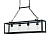 Подвесной светильник Ideal Lux Igor SP4 Nero 092942
