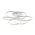 Потолочная светодиодная люстра Ideal Lux Karol PL D76 227832
