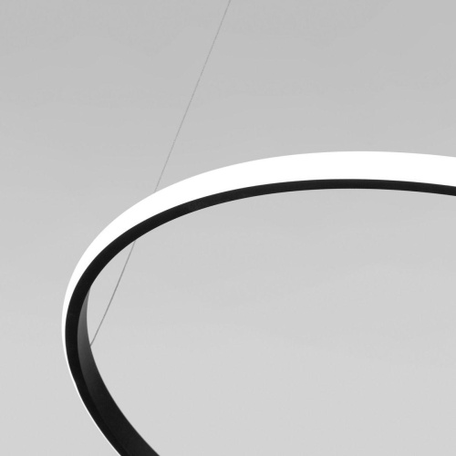 Подвесной светодиодный светильник Eurosvet Collars 90264/1 черный Подвесной светодиодный светильник Eurosvet Collars 90264/1 черный